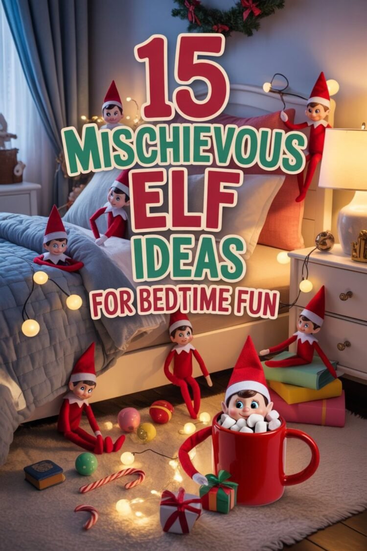 15 Mischievous Elf on the Shelf Ideas for Bedtime Fun