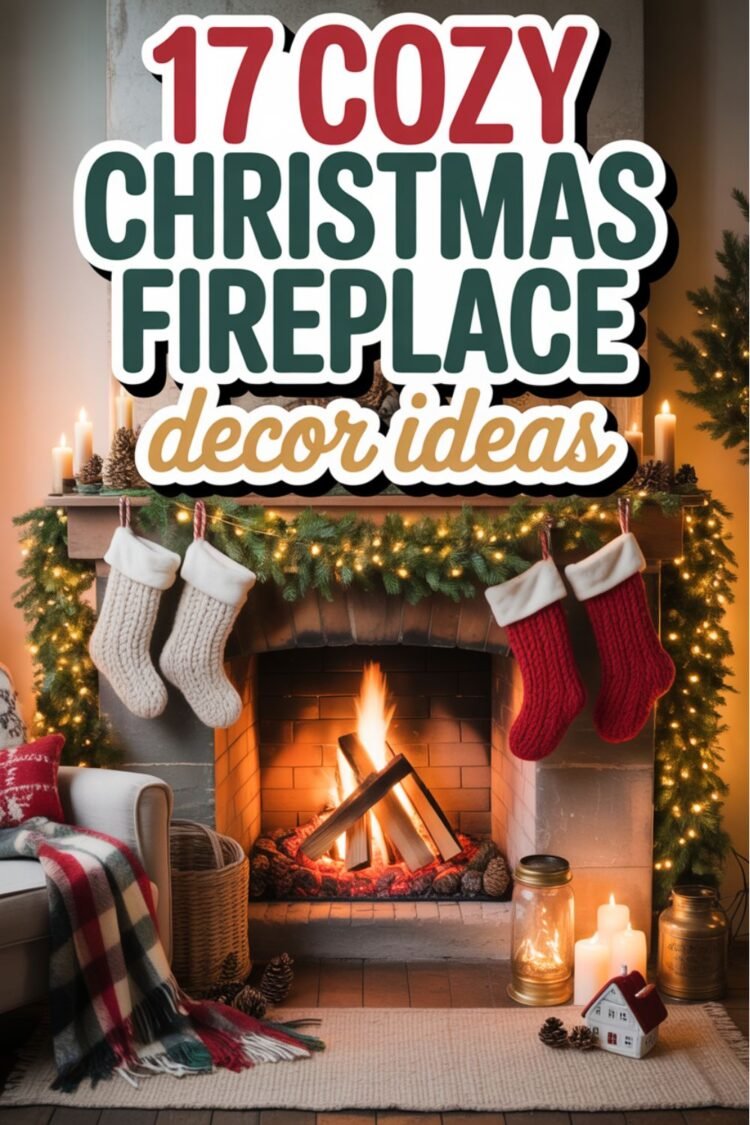 Christmas Fireplace Decor Ideas