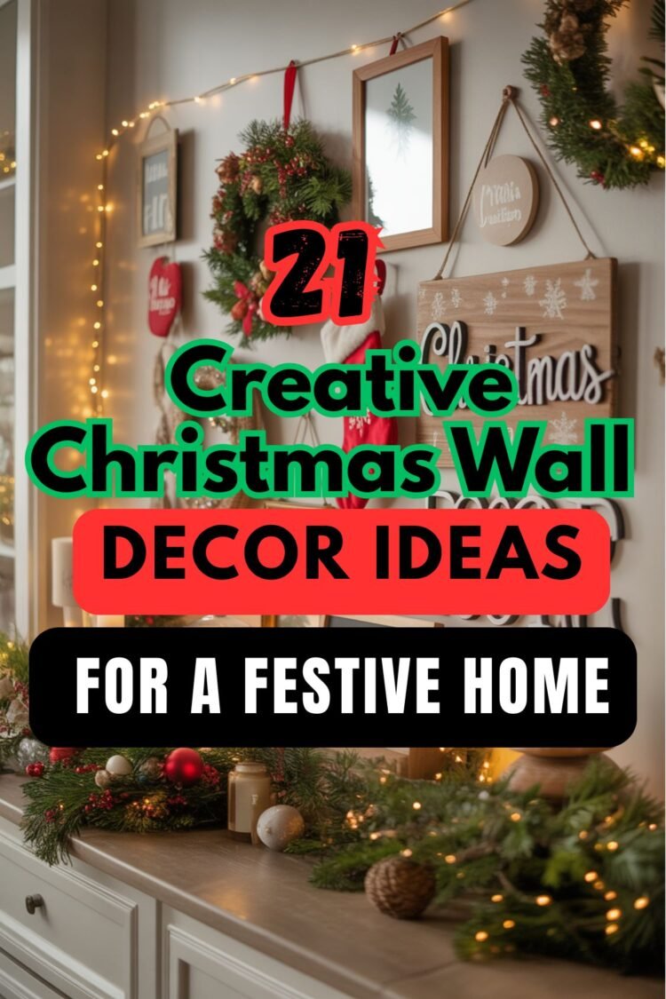 Christmas wall decore ideas