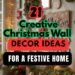 Christmas wall decore ideas