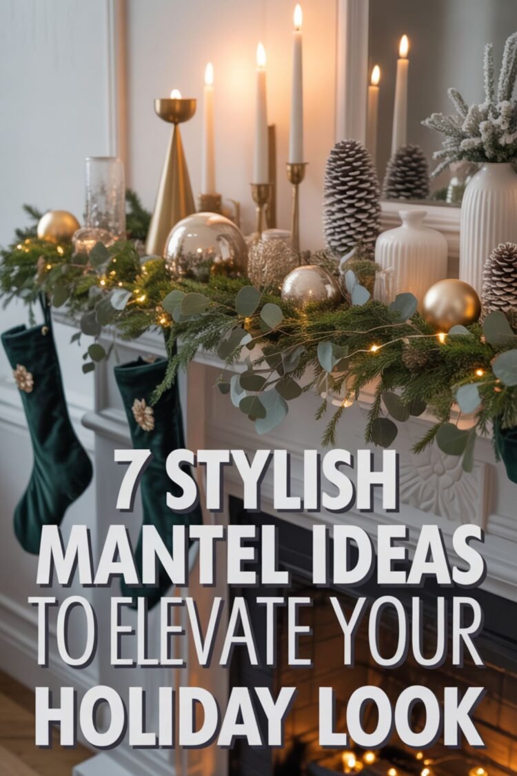 7 Christmas Mantel Decor Ideas