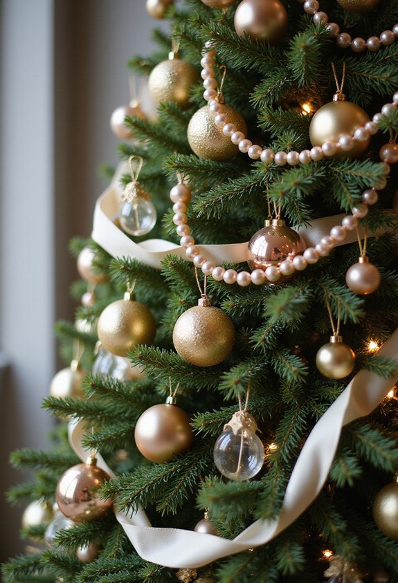 beaded garlands add dimensional sparkle