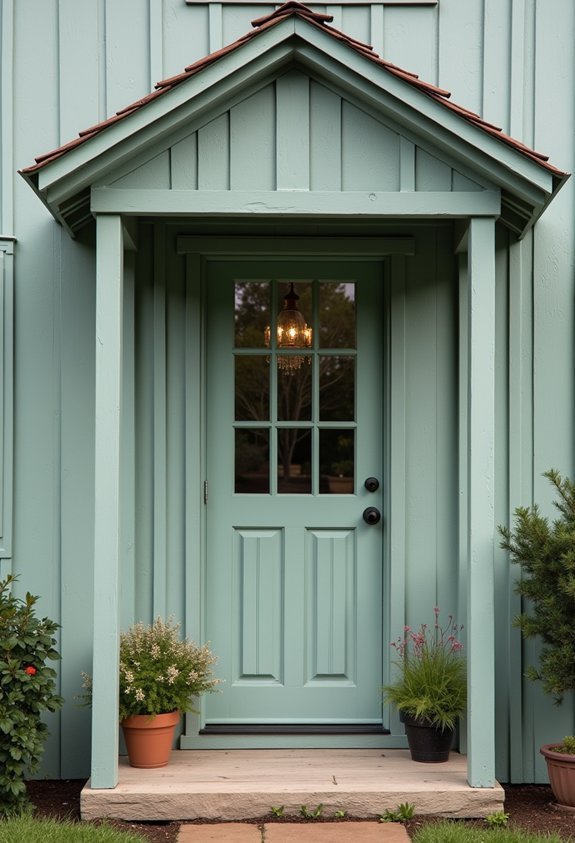 charming cottage siding in soft hues