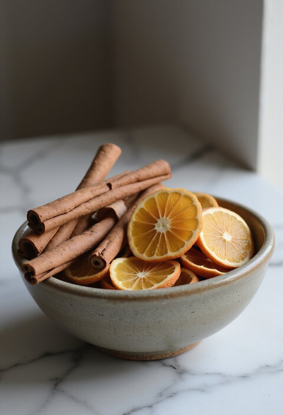 cinnamon citrus aroma display
