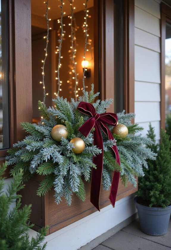 compact glowing dramatic holiday decor