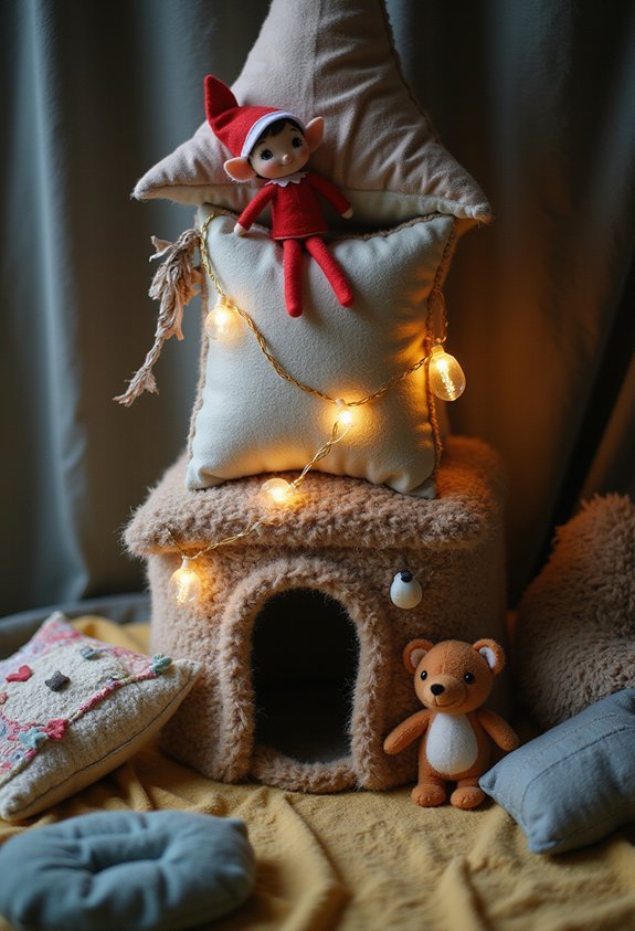 cozy 3 foot tall pillow fort headquarters