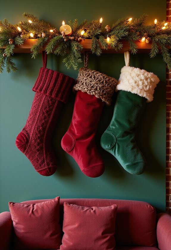 cozy festive living room transformation