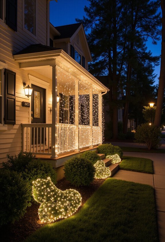 cozy glowing winter wonderland decor