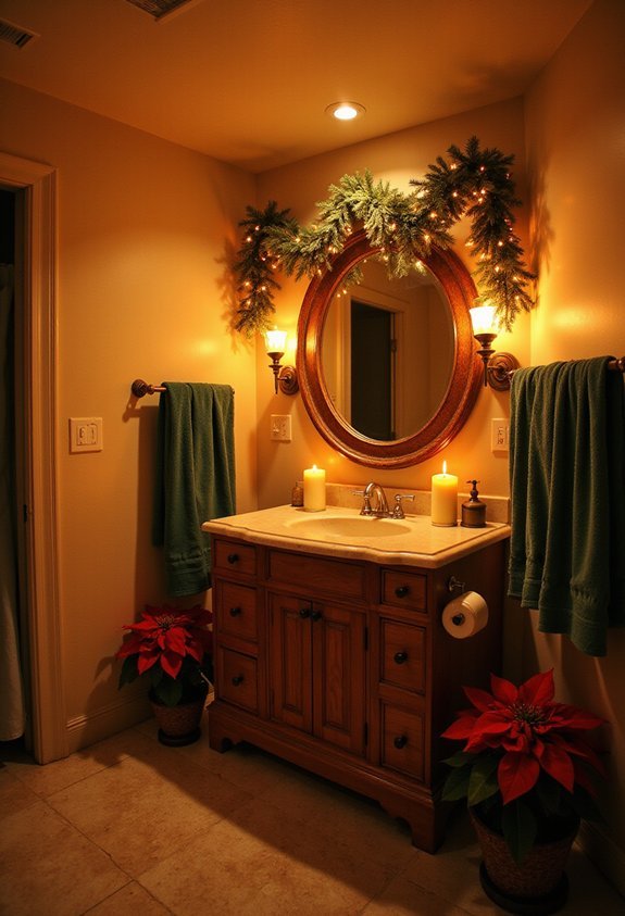 cozy spa like bathroom lighting experience