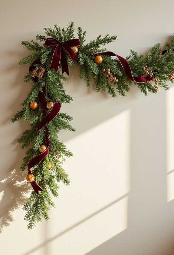 deck halls with lush luminous garland