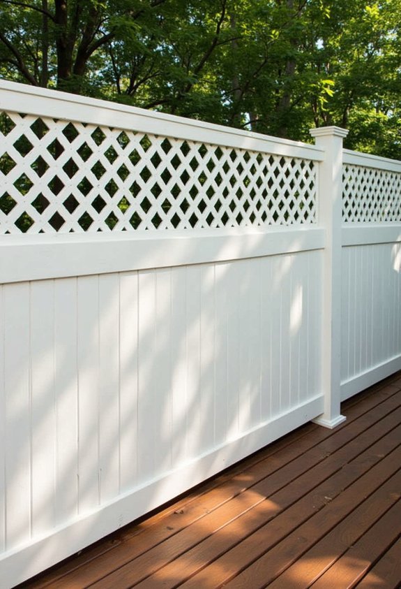 decorative architectural privacy fencing