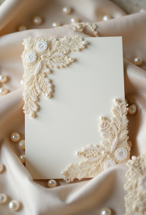 delicate lustrous heirloom elegant