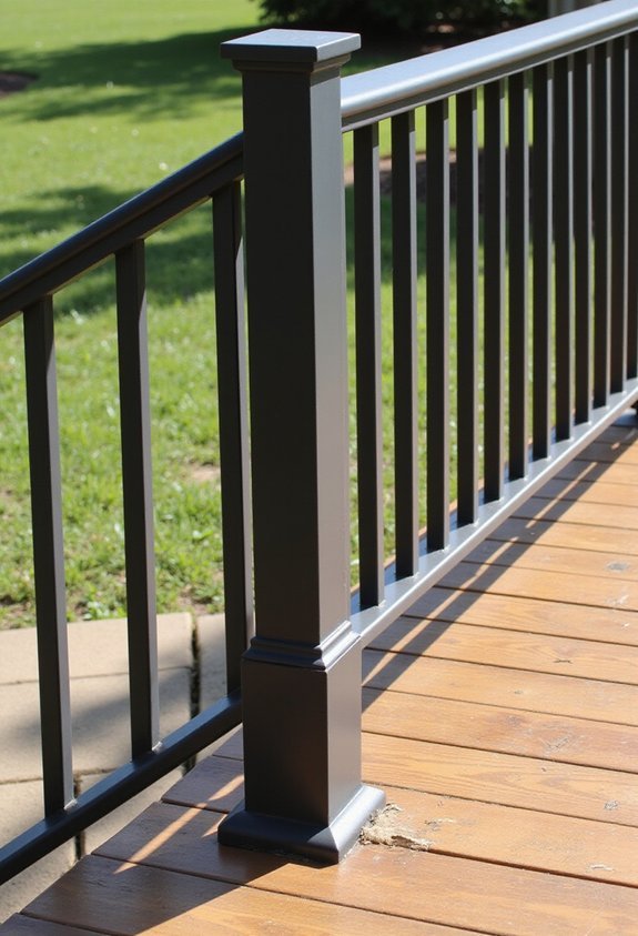 durable low maintenance customizable aluminum railings