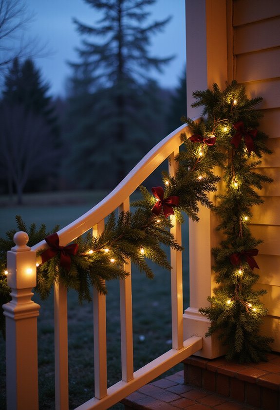 elegant wrapped lush transformative garland display