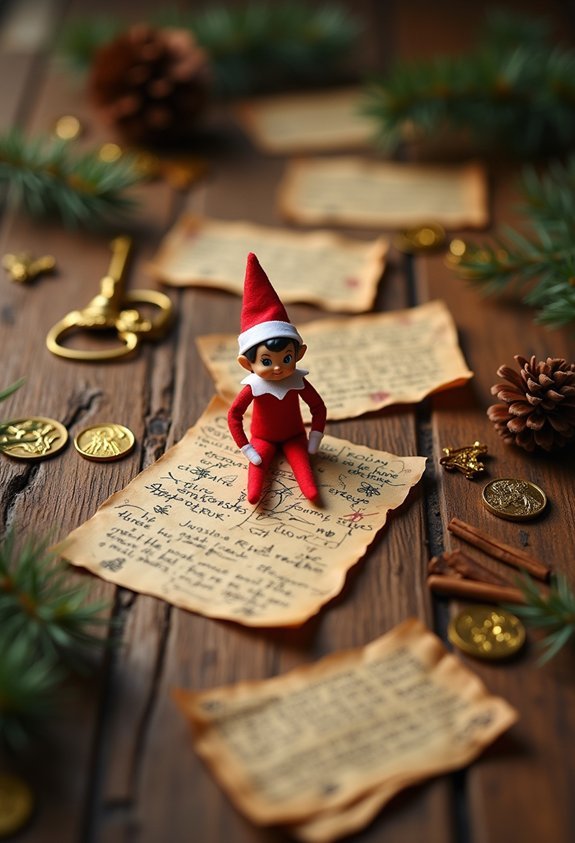 elf scavenger hunt adventure activity