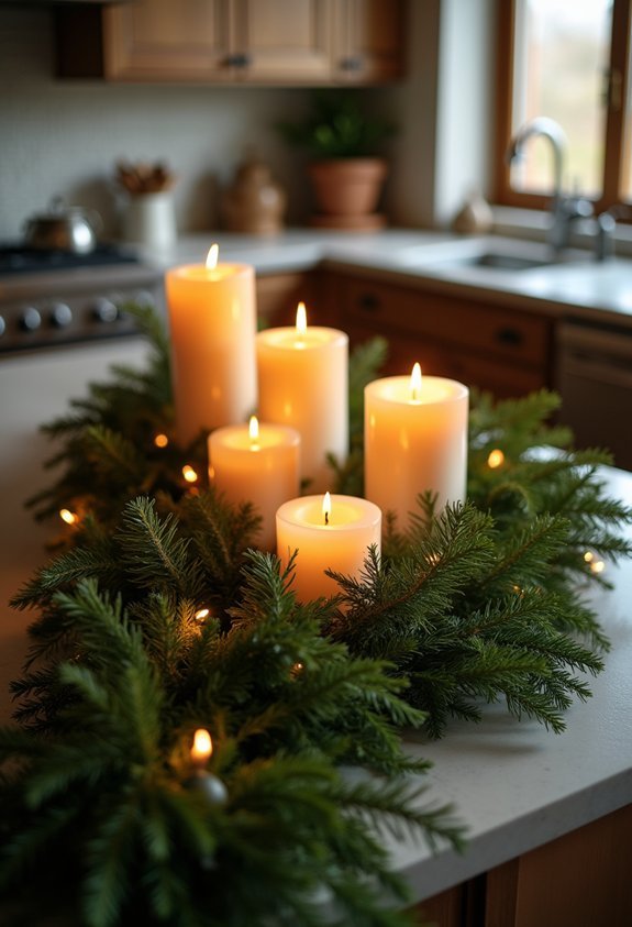 festive fragrant flickering fabulous kitchen island