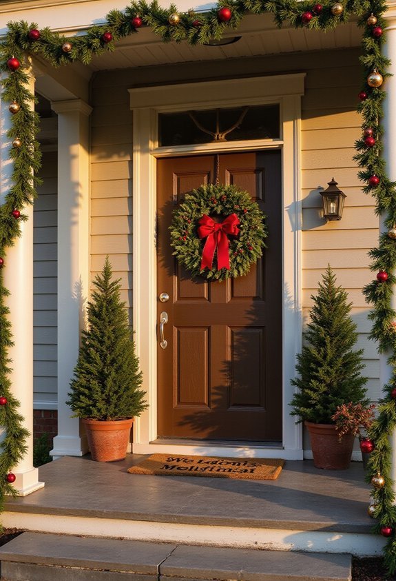festive welcoming durable holiday doormats