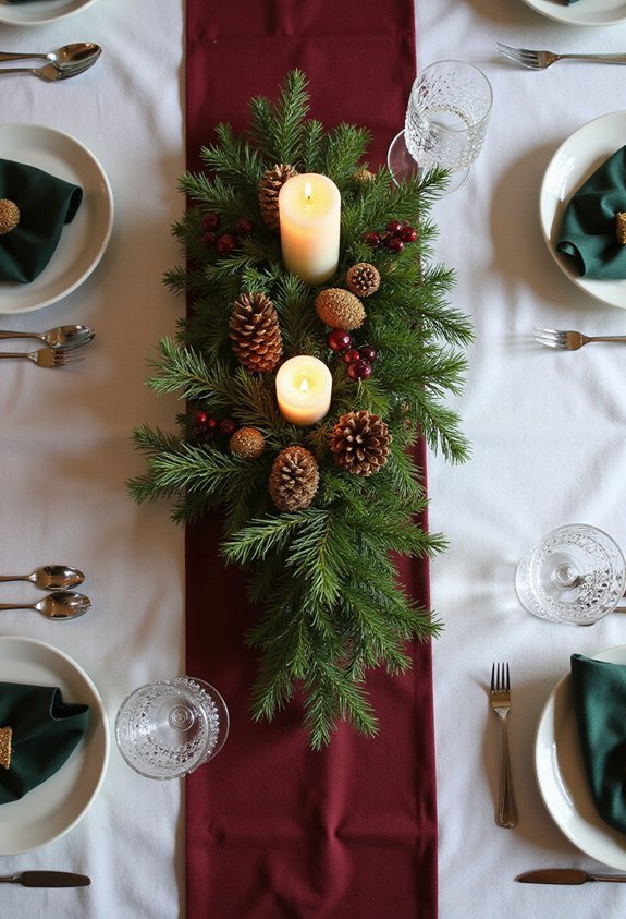 foolproof christmas table decorating