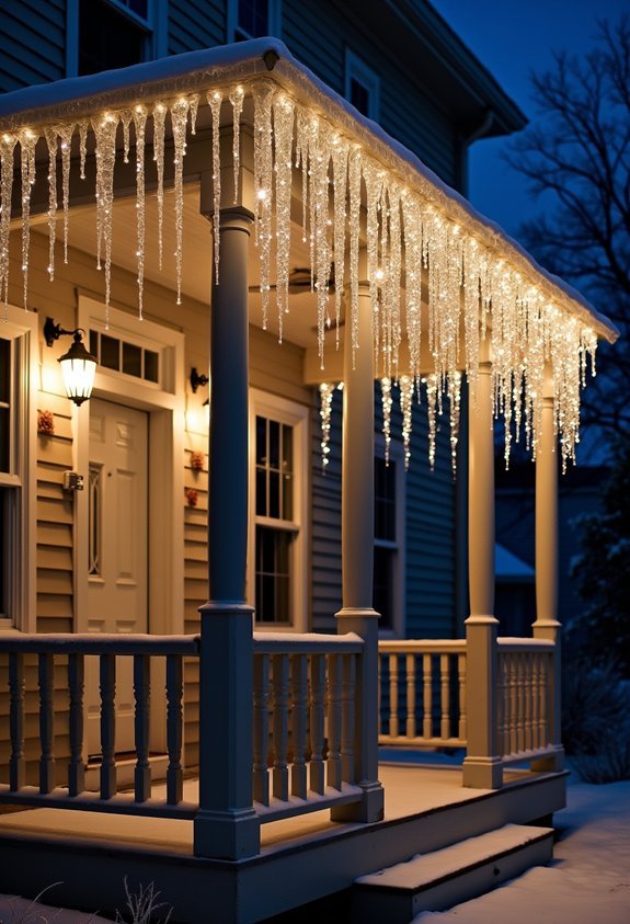 frozen mid celebration icy house effect