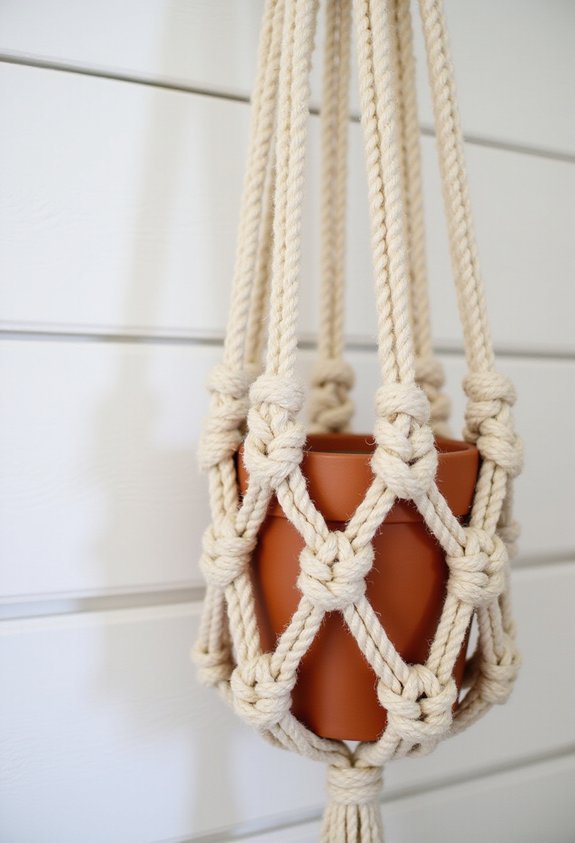 geometric diamond pattern wall decor