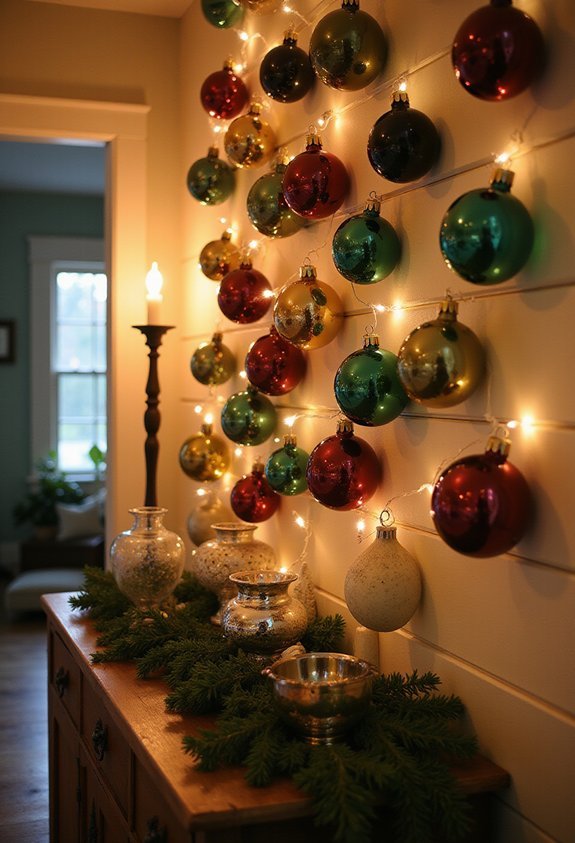 glittering vintage ornament holiday wonderland