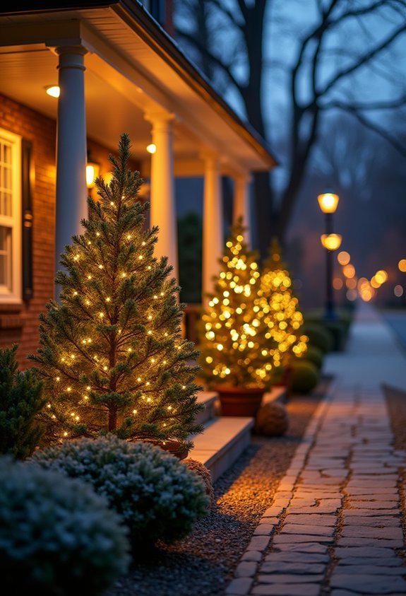glowing garden sculpture topiary lights