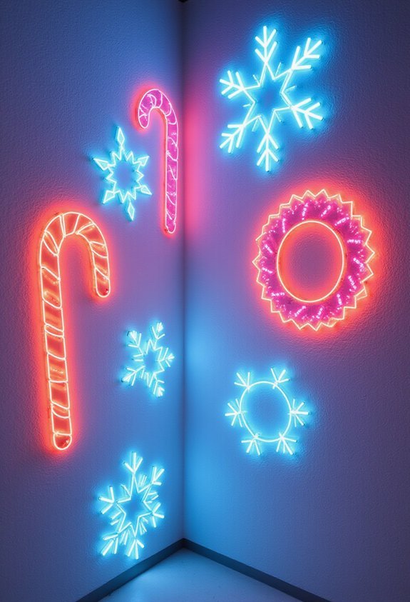 glowing neon dreamy less commitment