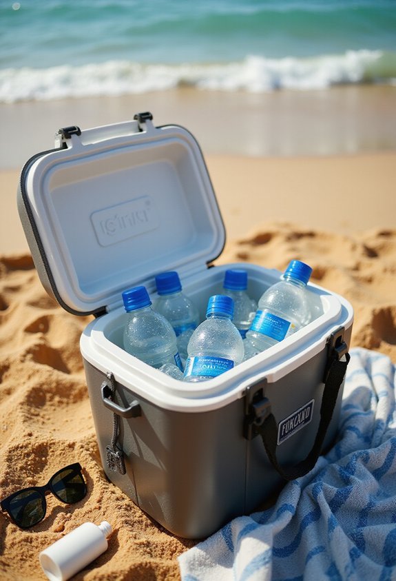 insulated spacious functional beach cooler