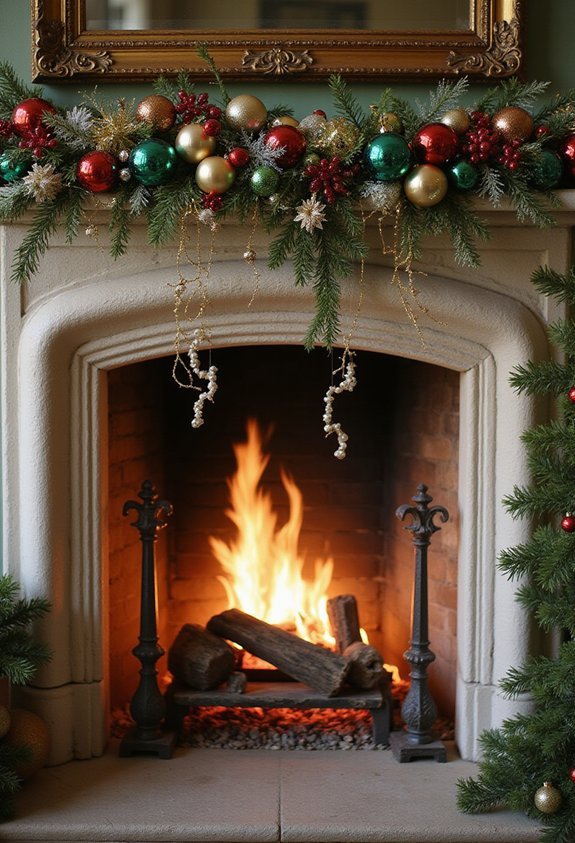 joyful whimsical mismatched holiday decor