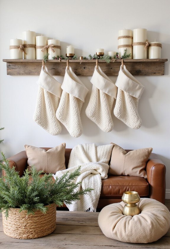 layered neutral cozy natural textures