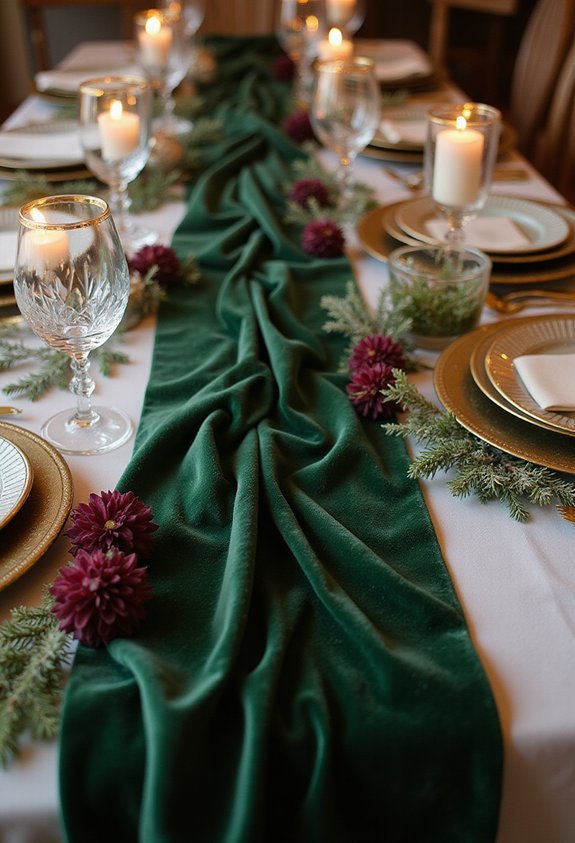 luxurious sophisticated dining table presentation