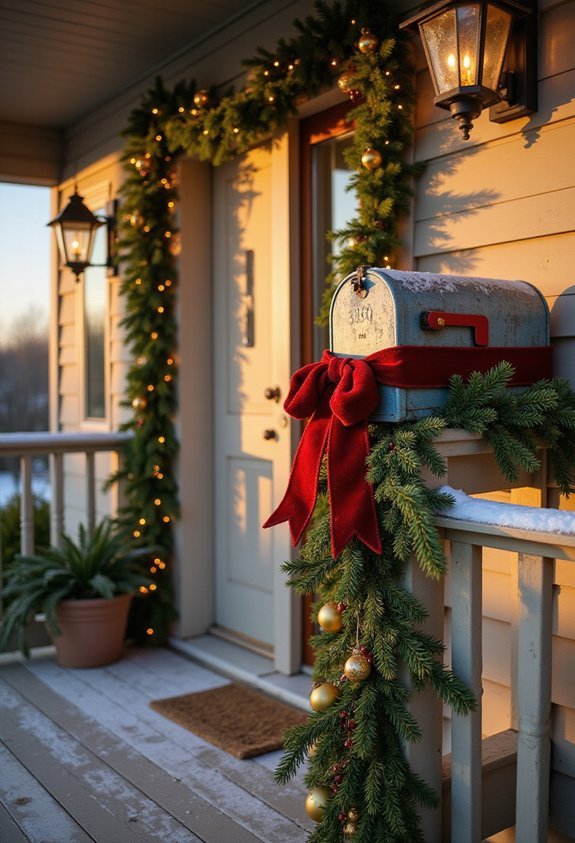 mailbox as tiny billboard decked out