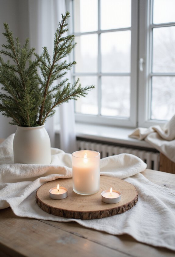 minimalist monochromatic calming elegant