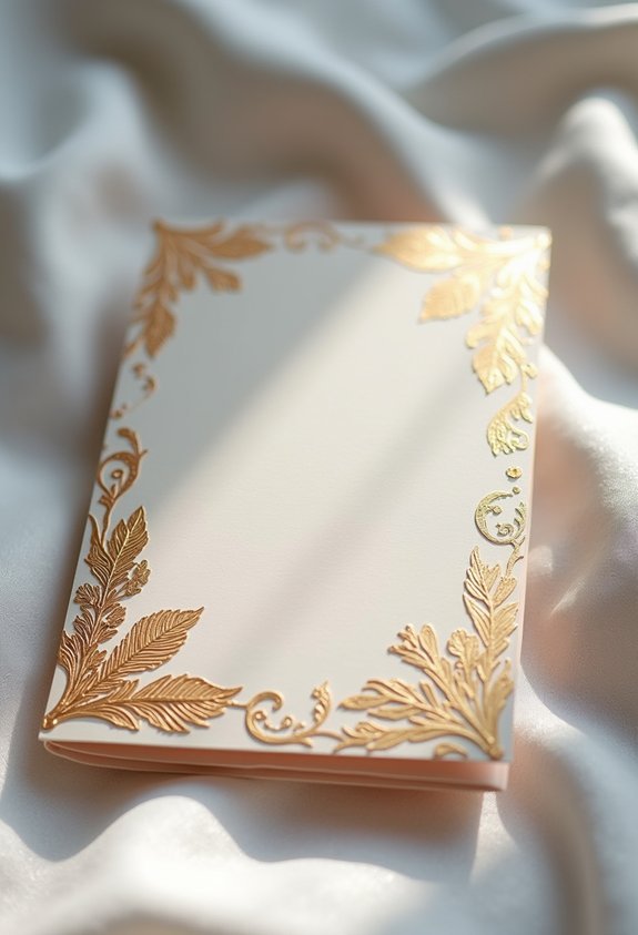 opulent metallic marble foil keepsakes