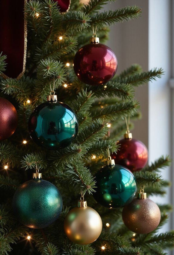 oversized show stopping complementary strategically placed ornaments