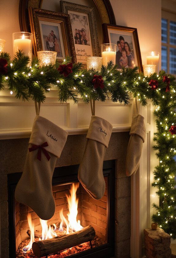 personalized mismatched family story displayed