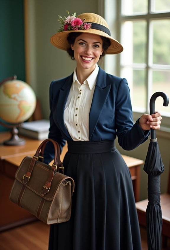 practically perfect victorian silhouette costume