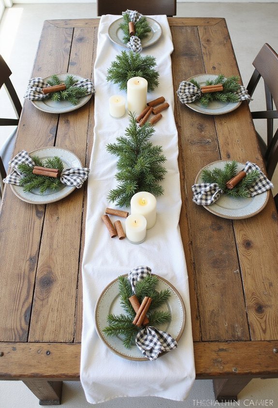rustic farmhouse table decor elements