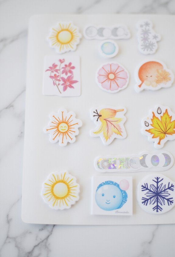 seasonal mood tracker aesthetics variety