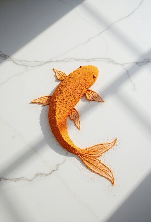 simple single stroke koi design