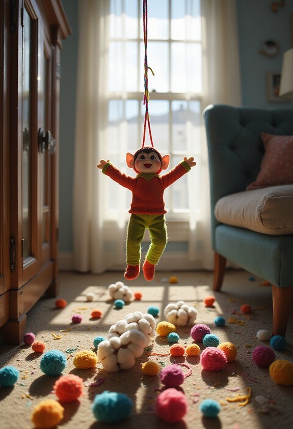 thrill seeking elf yarn zipline adventure