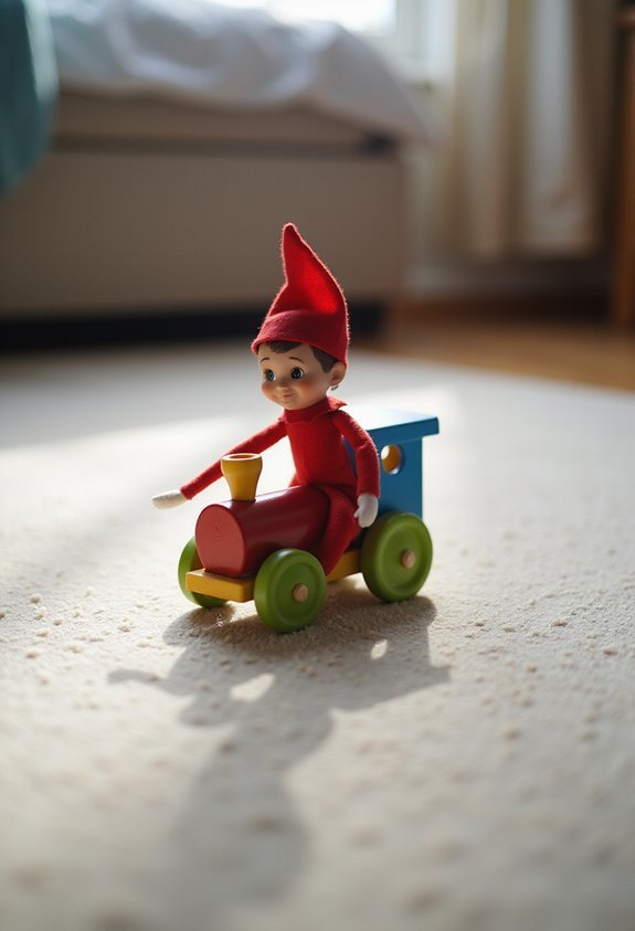 thrilling elf toy vehicle escapades