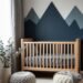 trendy accent wall baby nurseries