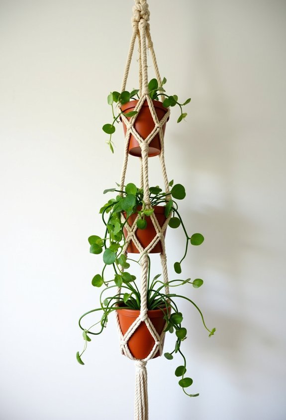 vertical cascading living gallery wall