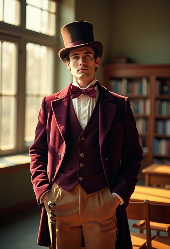 whimsical eccentric candy making victorian gentleman