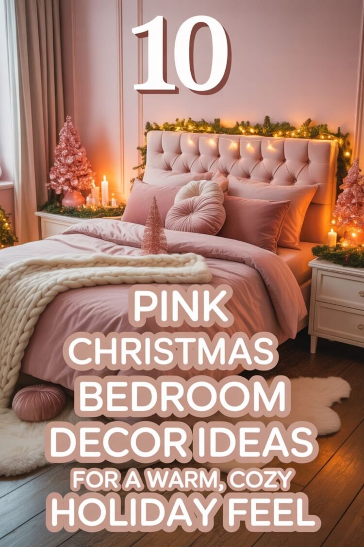 10 Pink Christmas Bedroom Decor Ideas for a Warm, Cozy Holiday Feel
