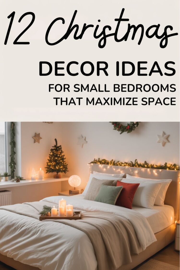 12 Cozy Christmas Decor Ideas Perfect for Small Bedrooms