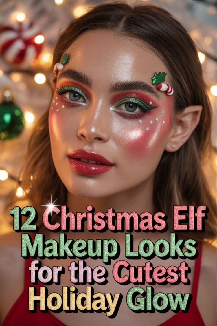 12 Christmas Elf Makeup Looks for the Cutest Holiday Glow