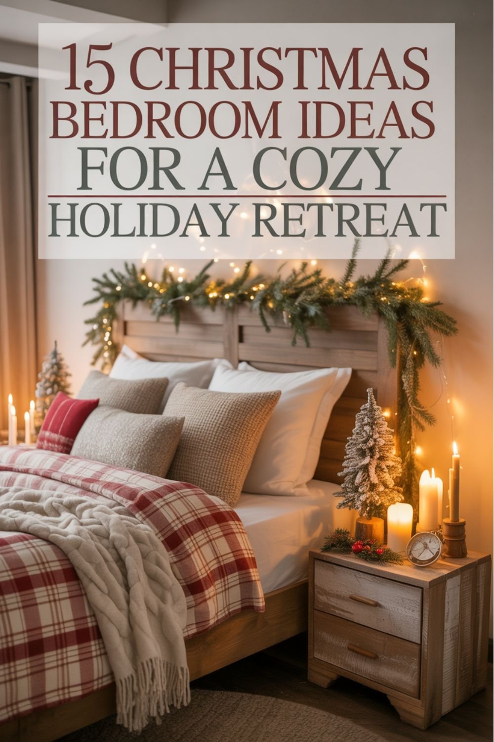 15 Christmas Bedroom Decor Ideas for a Cozy Holiday Retreat