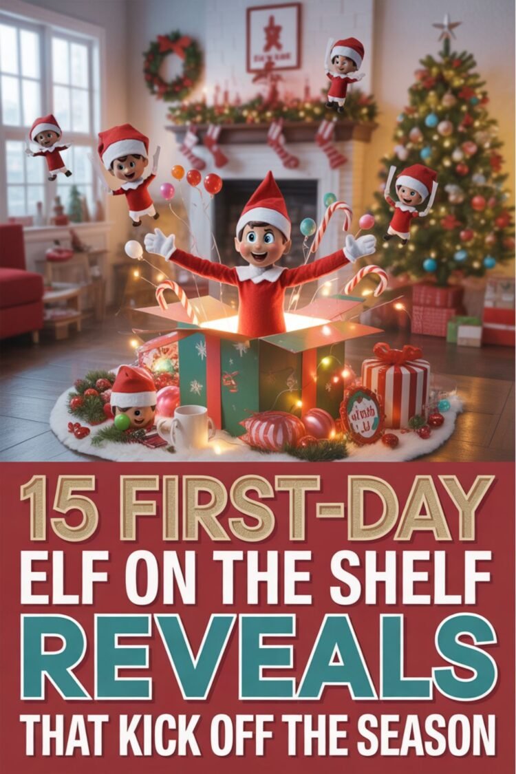 15 First-Day Elf on the Shelf Reveals That Kick Off the Season Perfectly